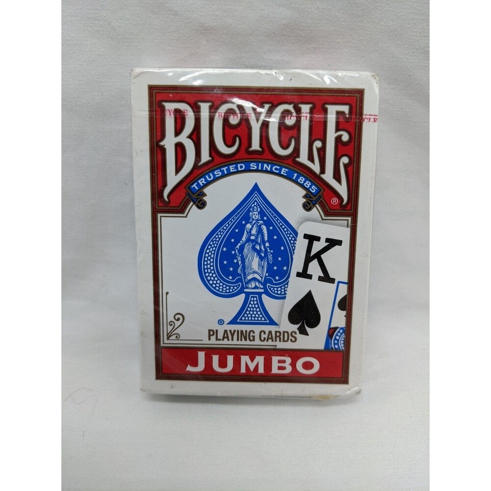 Bicycle Jumbo Playing Cards Red Deck Sealed